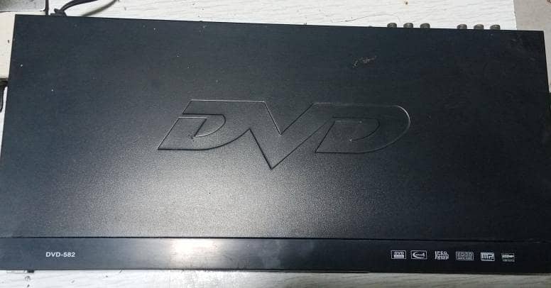 DVD player. 0