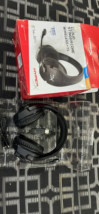 New hyper x headset for sale in black