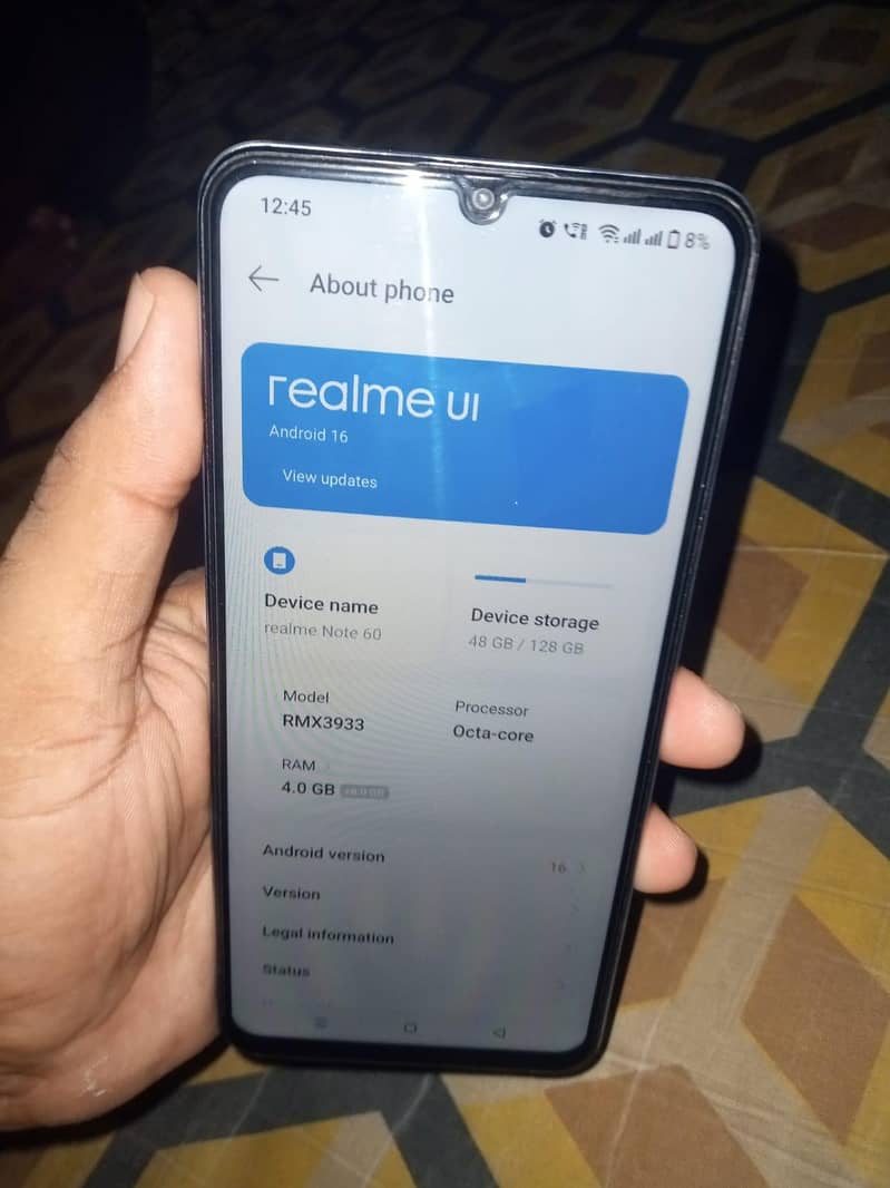 Realme Note 60 0