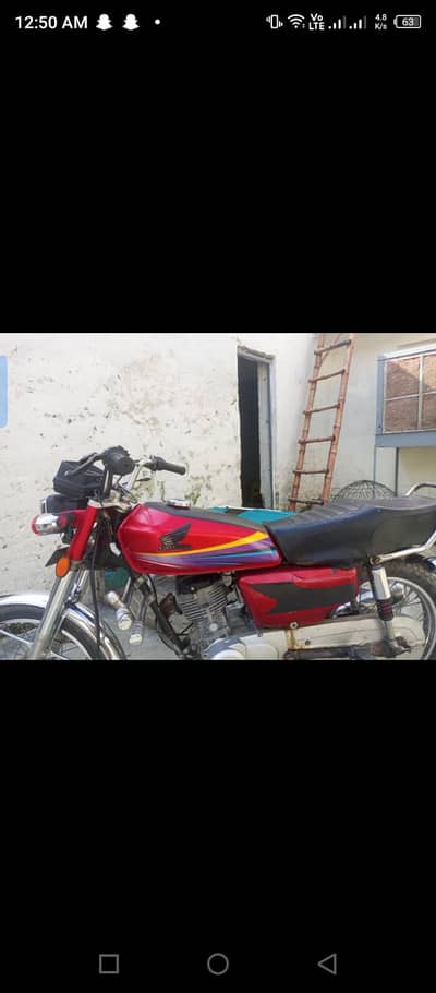 2011 model Cg 125 fuel tank