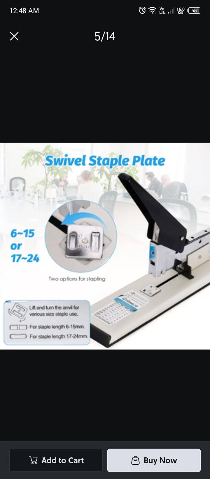 Heavy duty stapler 4