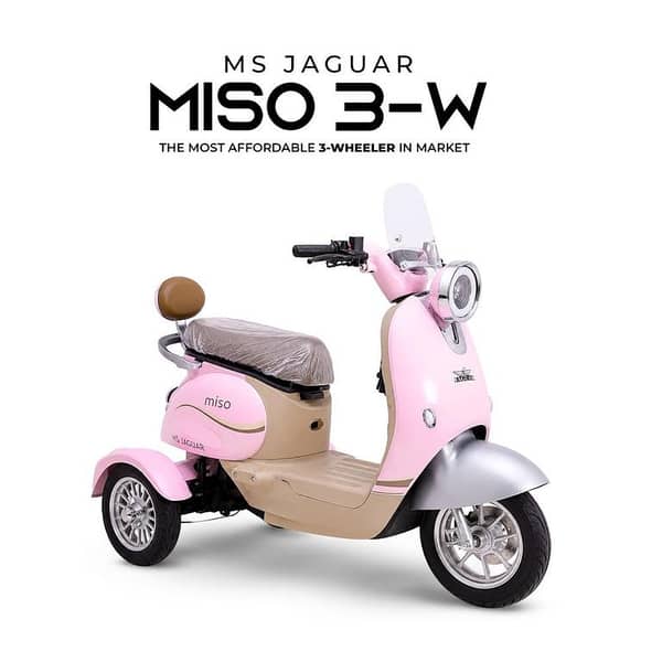 MS Jaguar MISO 3-W - Electric 3 Wheeler Scooter