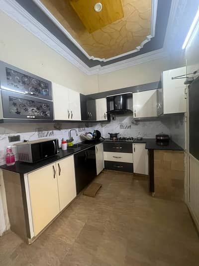 60 Yd Independent House | G+2 | Block 14 Johar | West Open | Solar Installed | 6 Rooms with Attached Baths | 2 Kitchens | No Load Shedding | Near Main Road | Prime Location