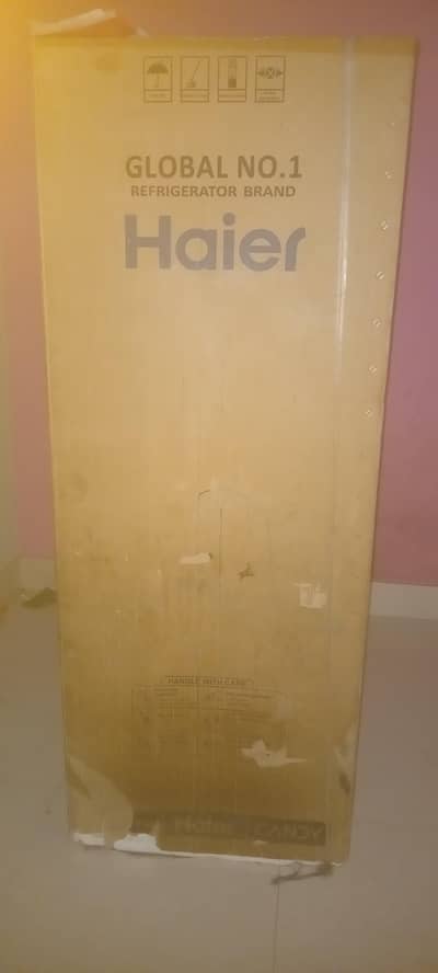 brand Haier fridge HRF-336 Box pack on use fridge