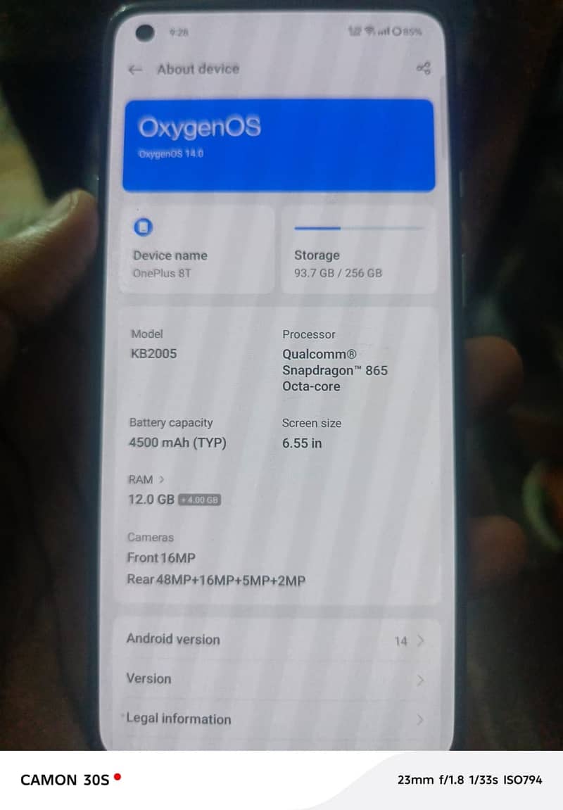 One Plus 8T 1