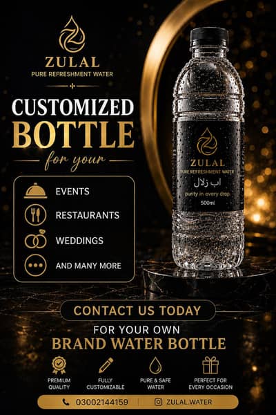Customized water bottle