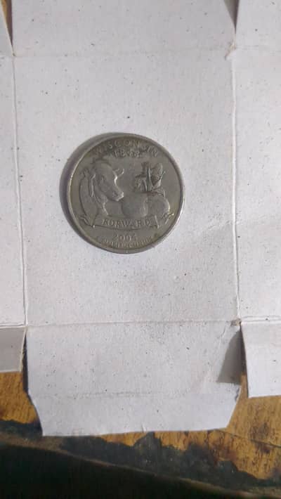 USA quarter dollar coin 1848-2004