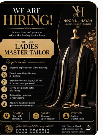 master tailor ladies