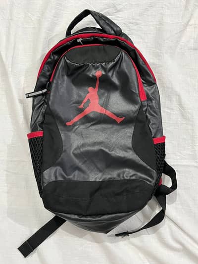 Rare Jordan black and red backpack for sale