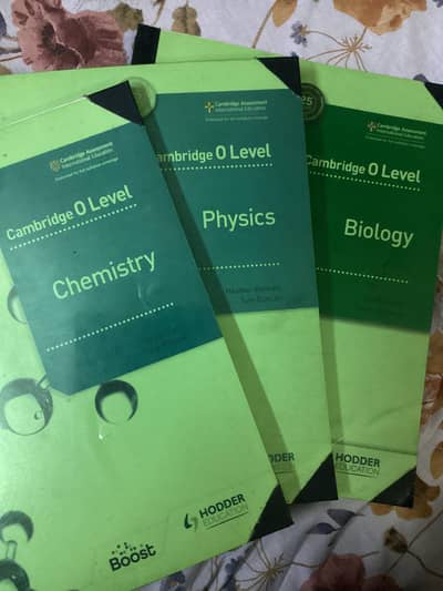 O'levels sciences books set
