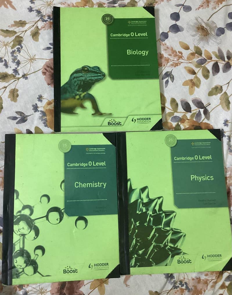 O'levels sciences books set 2