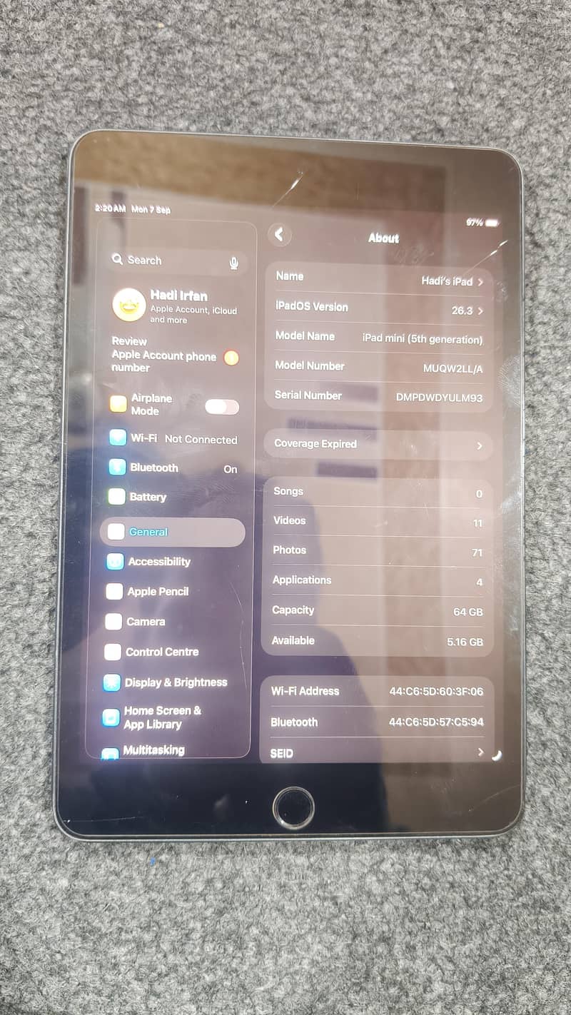 I pad mini 5 5