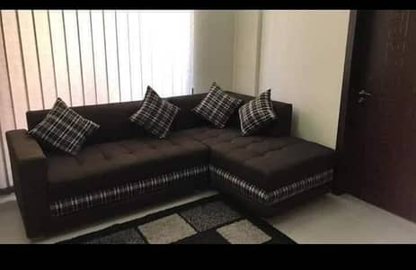  6 SEATER L-SHAPE CORNER SOFA 