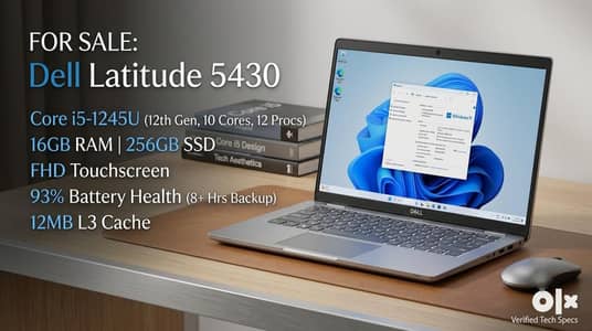 Dell Latitude 5430 i5 12th Gen | 16/256GB | Touchscreen/8 hour battery