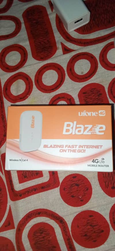 Ufone blaze 4g model m401u with charger and cable