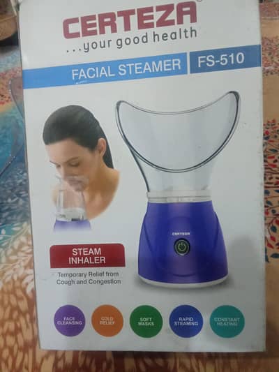 certeza one time used steamer