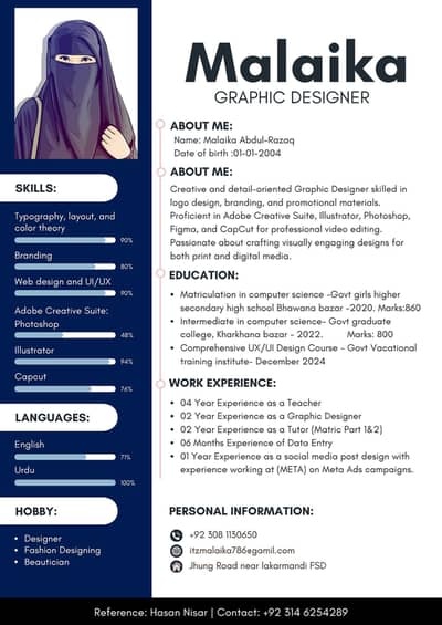 Graphic Designer Looking for a Job
