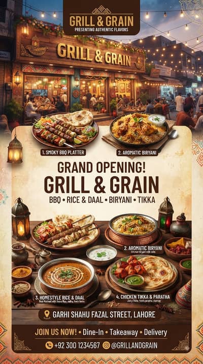 Bar b q k karigar jo % p kam kr skay required