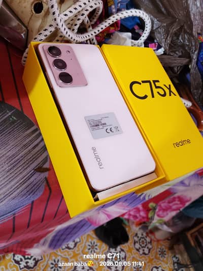 Realme C75X 8 month warranty 8 plus 8.128