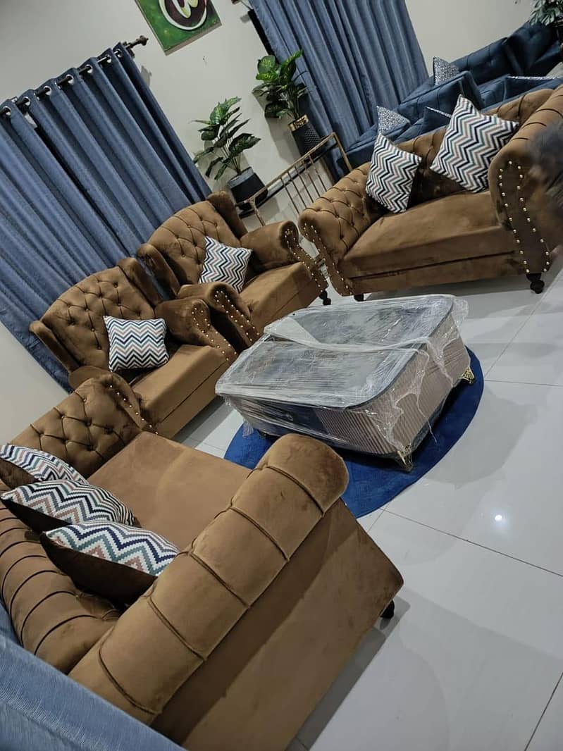 L shaped corner sofa set 2