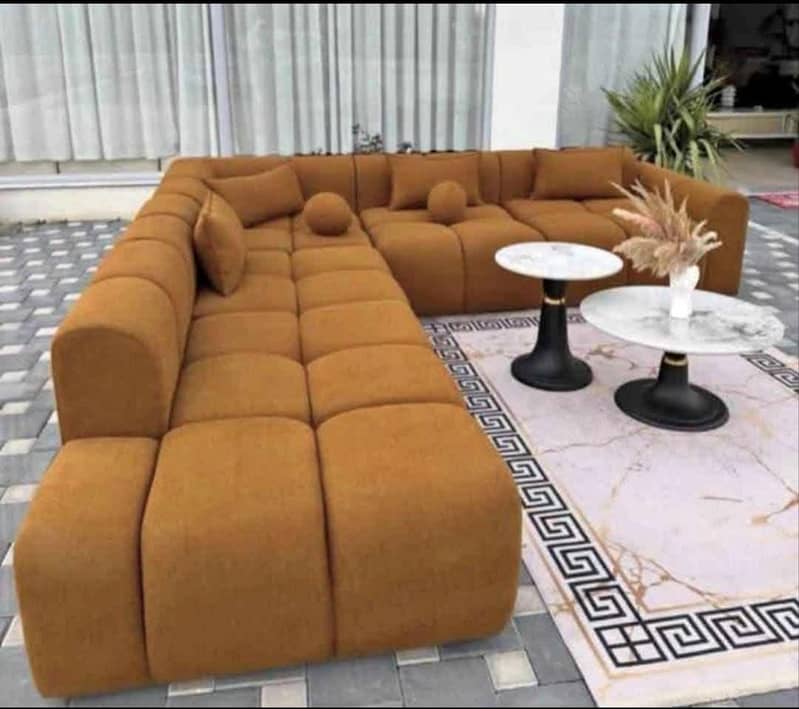 L shaped corner sofa set 5