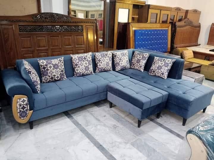 L shaped corner sofa set 12