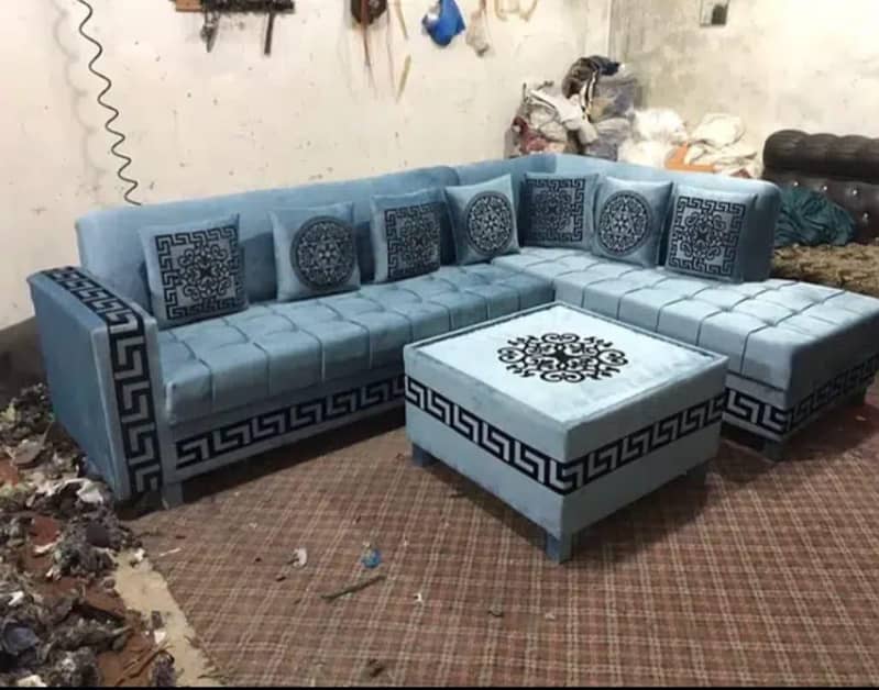 L shaped corner sofa set 17