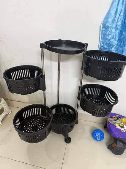 Five layer rotational rack 1