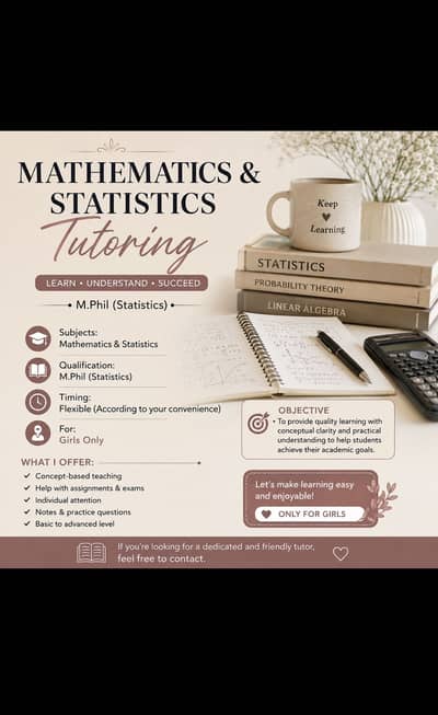 math and statistics tutor