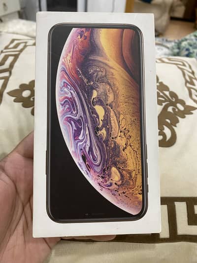 Iphone XS with box PTA both sims