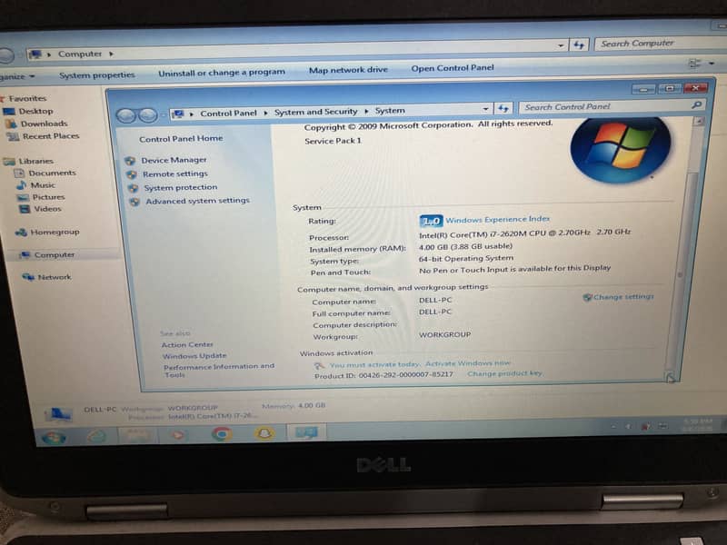 DELL LAPTOP E396 8