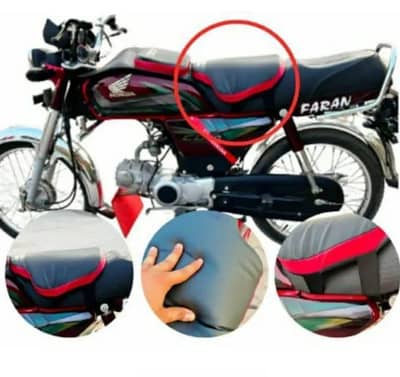 "Waterproof Motorcycle Seat Cushion – Back Pain Relief"