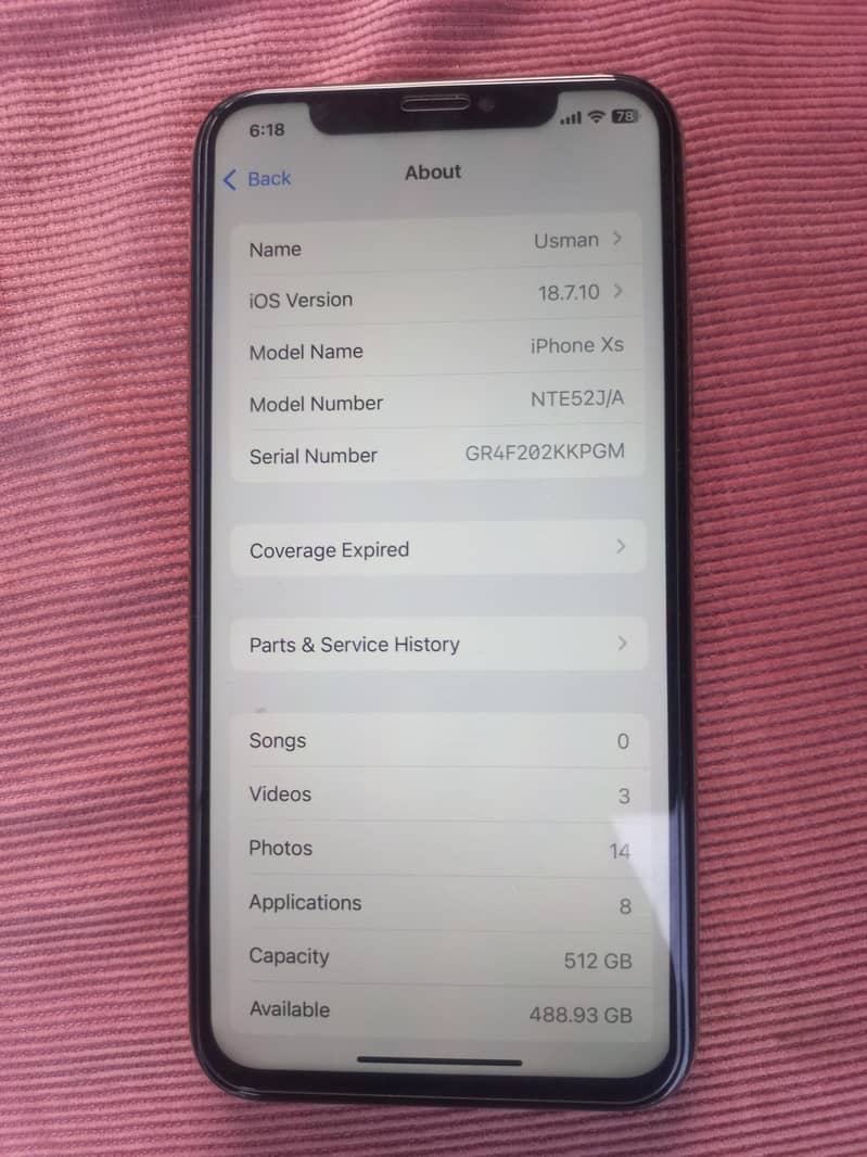 Apple iPhone XS 2