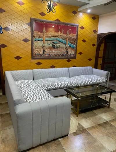 Eight seaters sofa and center Table
