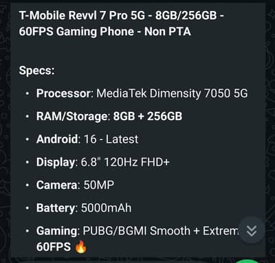 T Revel 7 pro 5g