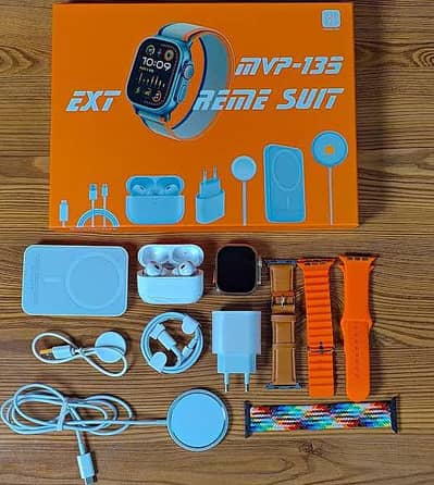 MVP-135 Supreme Suit 9-in-1 Ultra Smartwatch Combo Box (Brand New)