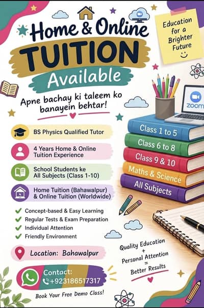 Home and Online Tutor