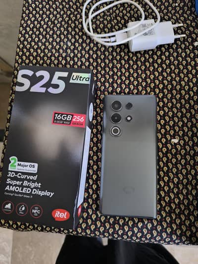 Itel S25 Ultra 3D curved display AMOLED display 8+8 256