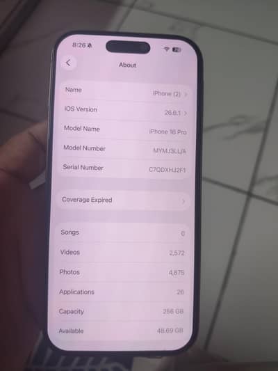 Apple iPhone 16 Pro 256gb jv