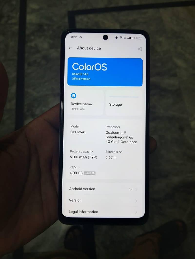oppo A5i 5
