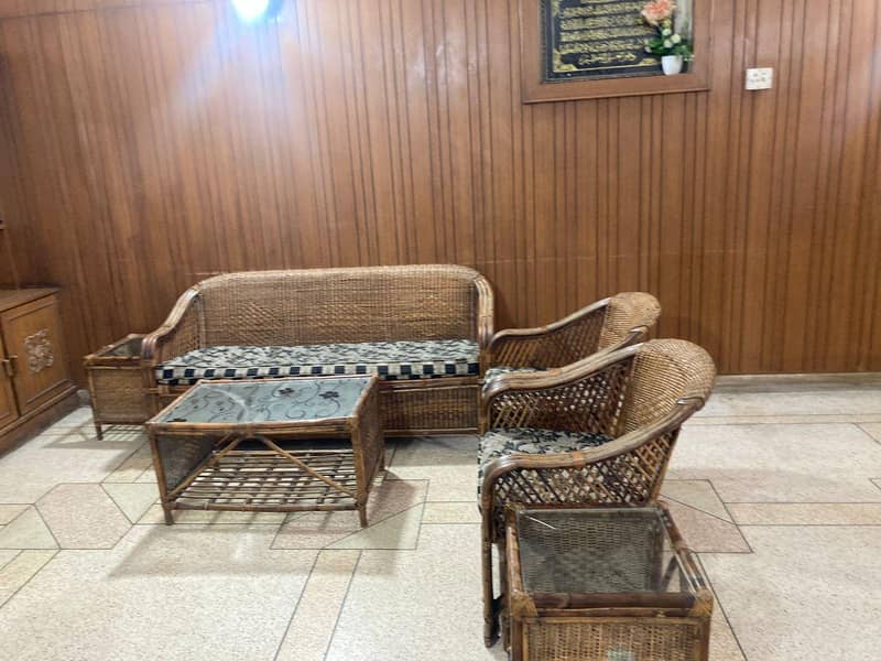 cane sofa set 1