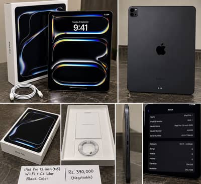 iPad Pro 13-inch M5 256GB WiFi + Cellular | Space Black | Like New