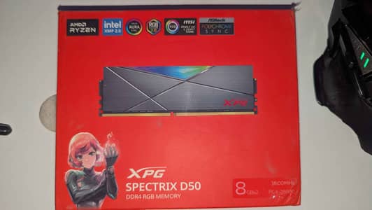 XPG 16GB 8x2 DDR4 3600MHZ RAM "used"