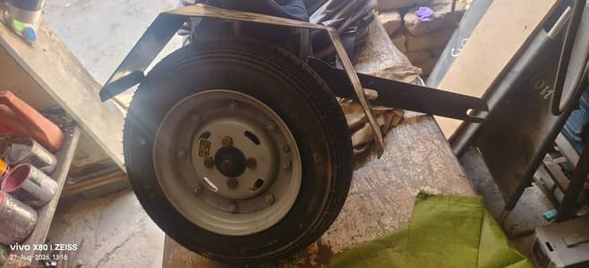 Safty side wheel ( tyre)  with extension