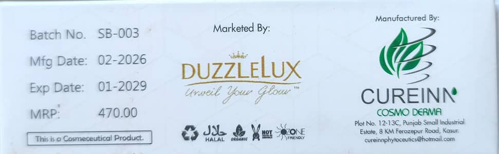 DuzzleLux haven cosmetic company