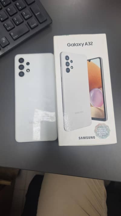 Samsung A32 with Box But Panel Damage