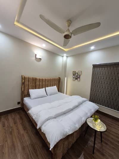 Flat for rent 1bed ROM full furnished apartments safe and scour 100%coupe allow