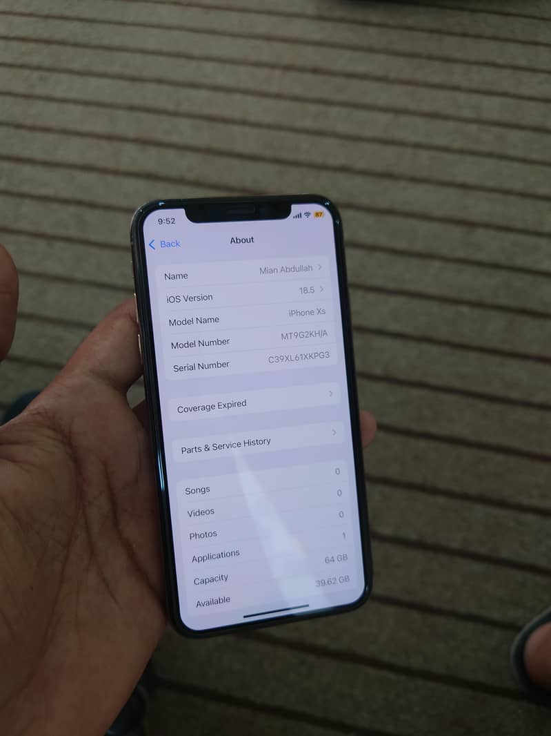 Apple iPhone XS 9