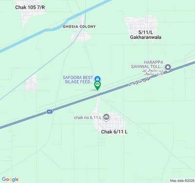 6 kanal Land For Rent for Restaurant or commercial use on main Multan Road Harrapa toll plaza Tehsil chicwatni zila Sahiwal