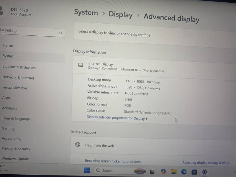 Dell 5320 2